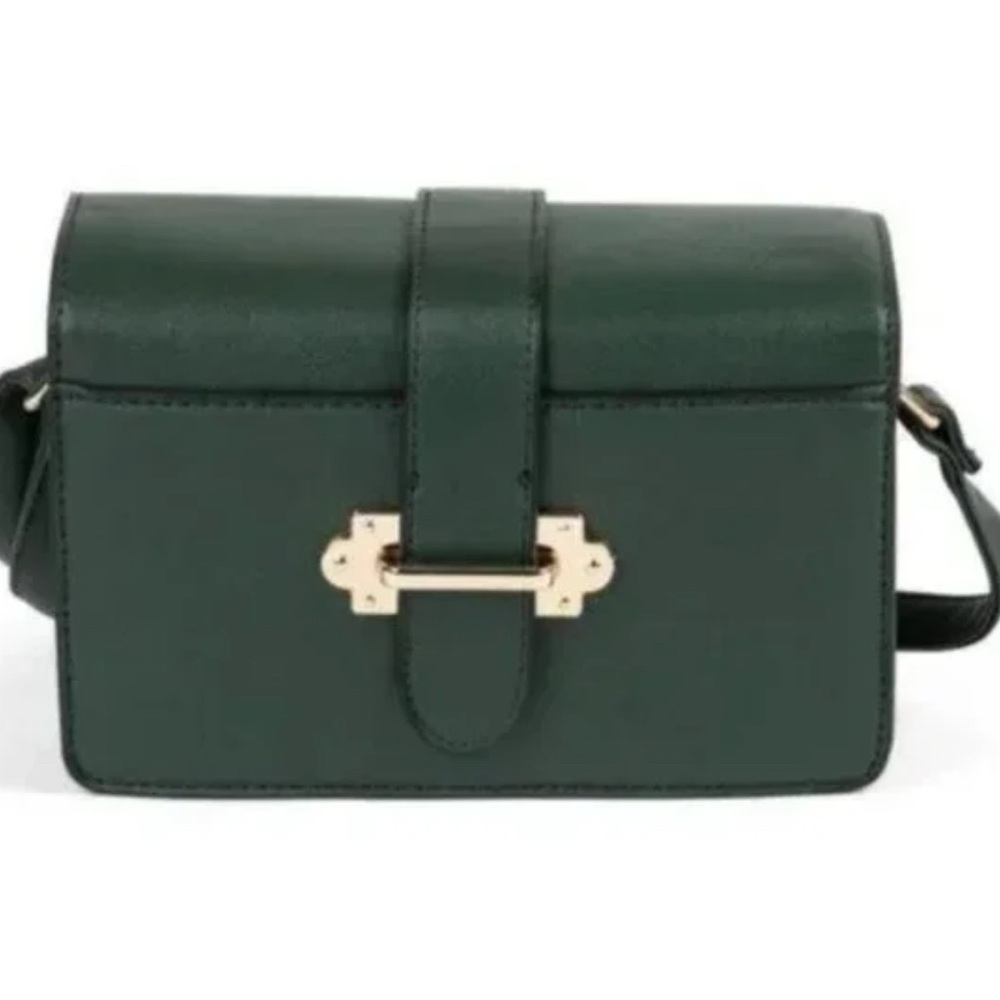 Green crossbody bag